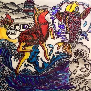 Metcn模特白灵1000人体艺术
